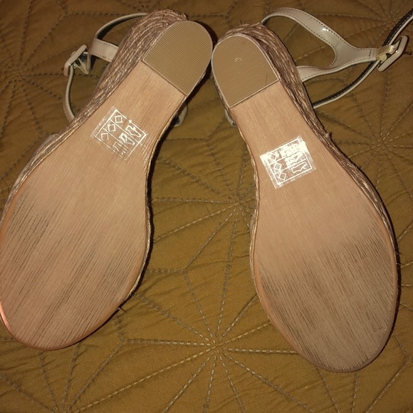 MODA 4 3/4 inch wedge sandals.  Worn once or twice - Picture 5 of 6